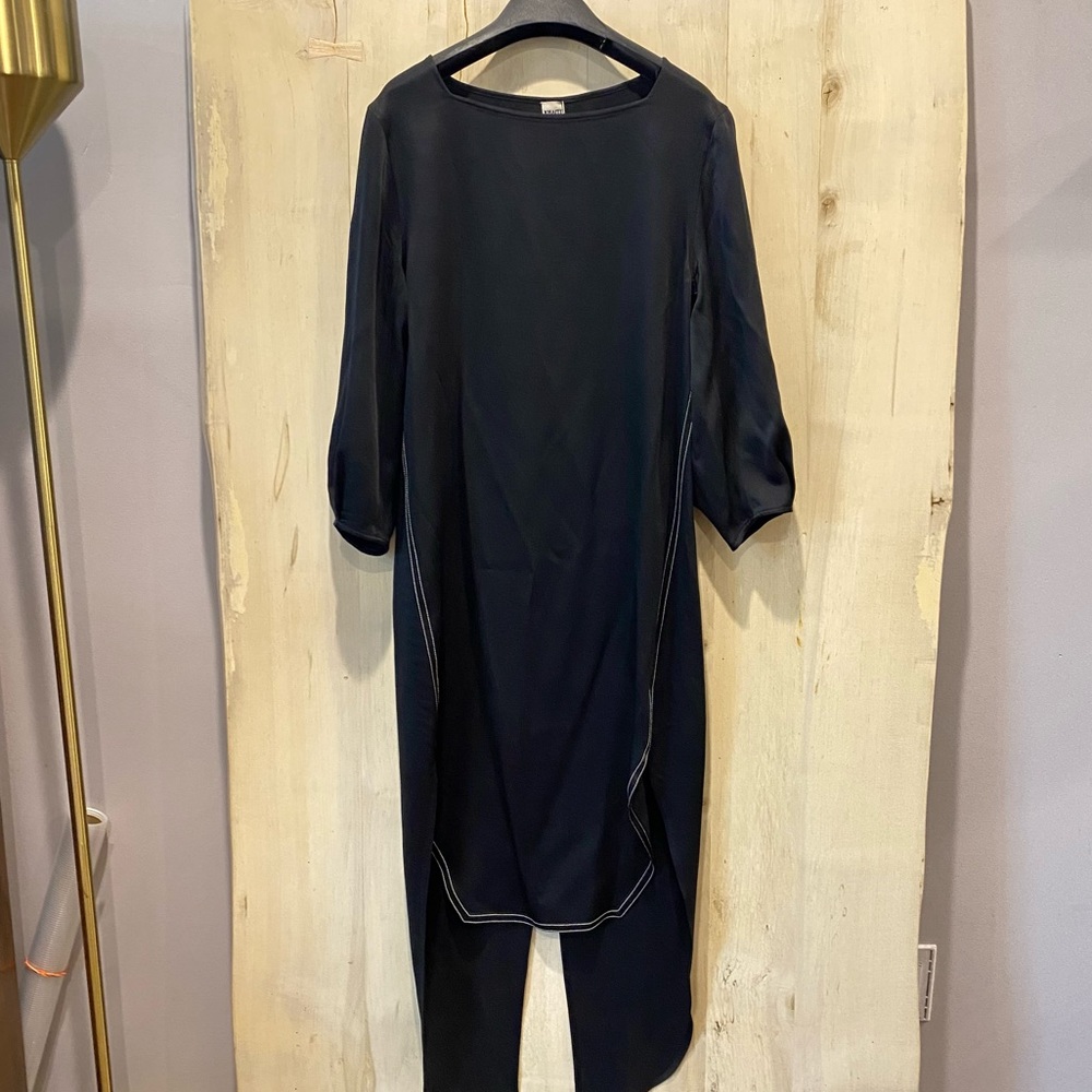 Khaite Everyday Silky Dress in Black